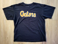 Florida Gators T-Shirt J. America Sportswear Size XL Black with Orange Spellout