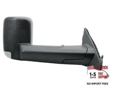 Replacement Passenger Right Side Door Towing Mirror Black Passenger RH Side