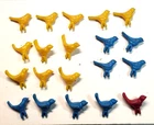 Vintage Marx Farm Playset Birds For Fence Lot of 20