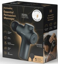 Homedics Essential Percussion Massager Cordless Rechargeable Portable NIB Sealed
