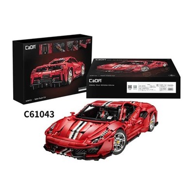 CADA C61043 Ferrari Pista Supercar Hypercar 1:8 3236 Teile NEU & OVP