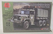 4D U.S. M35 CARGO TRUCK 1/72 SCALE MILITARY MODEL KIT BOXED CHINA NO.01
