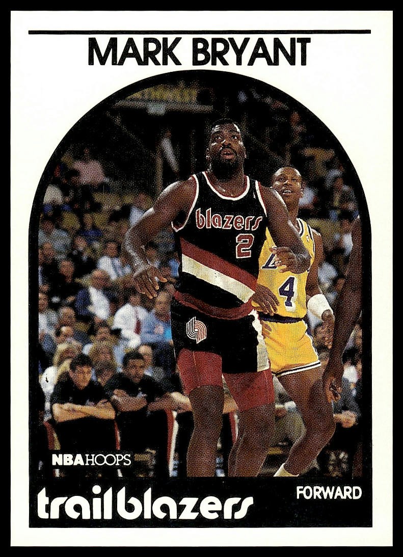 Mark Bryant *ROOKIE CARD* (RC) 1989-90 Hoops #36