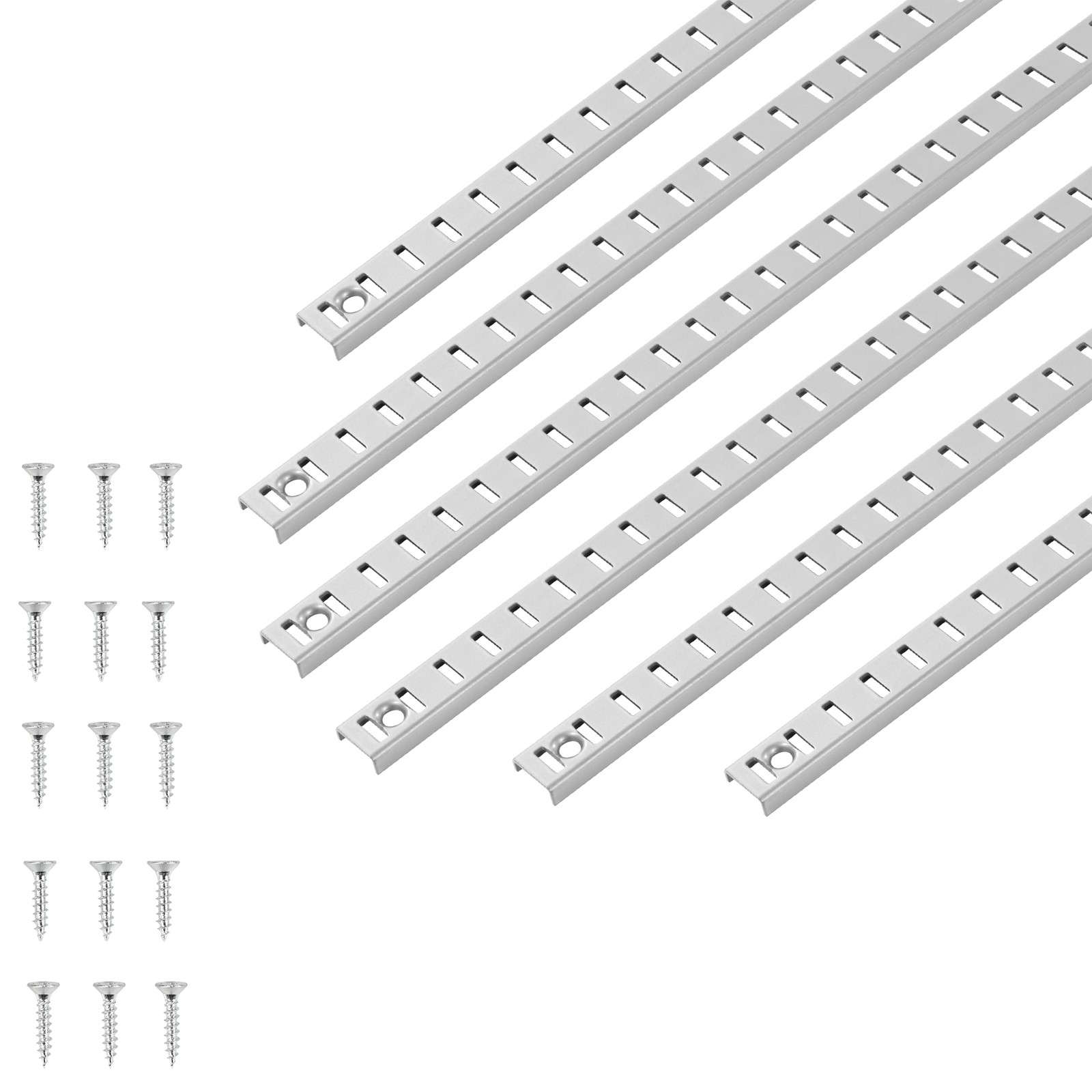 Crémaillère simple fente pour aménagement de dressing et garage 92cm