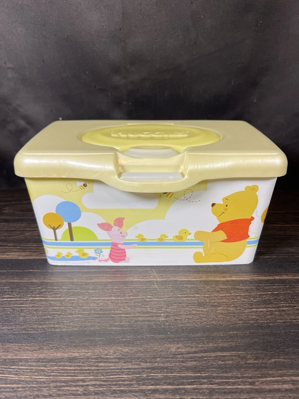 Huggies EMPTY Baby Wipes Disney Winnie Pooh Piglet 2009 Dispenser Container
Opens in a new window or