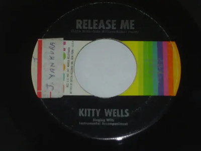 Kitty Wells After Dark / Release Me Vinyl Single 7inch Decca