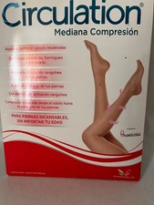Pantimedias de compresión media Opaca negras talla CH Boost Circulation