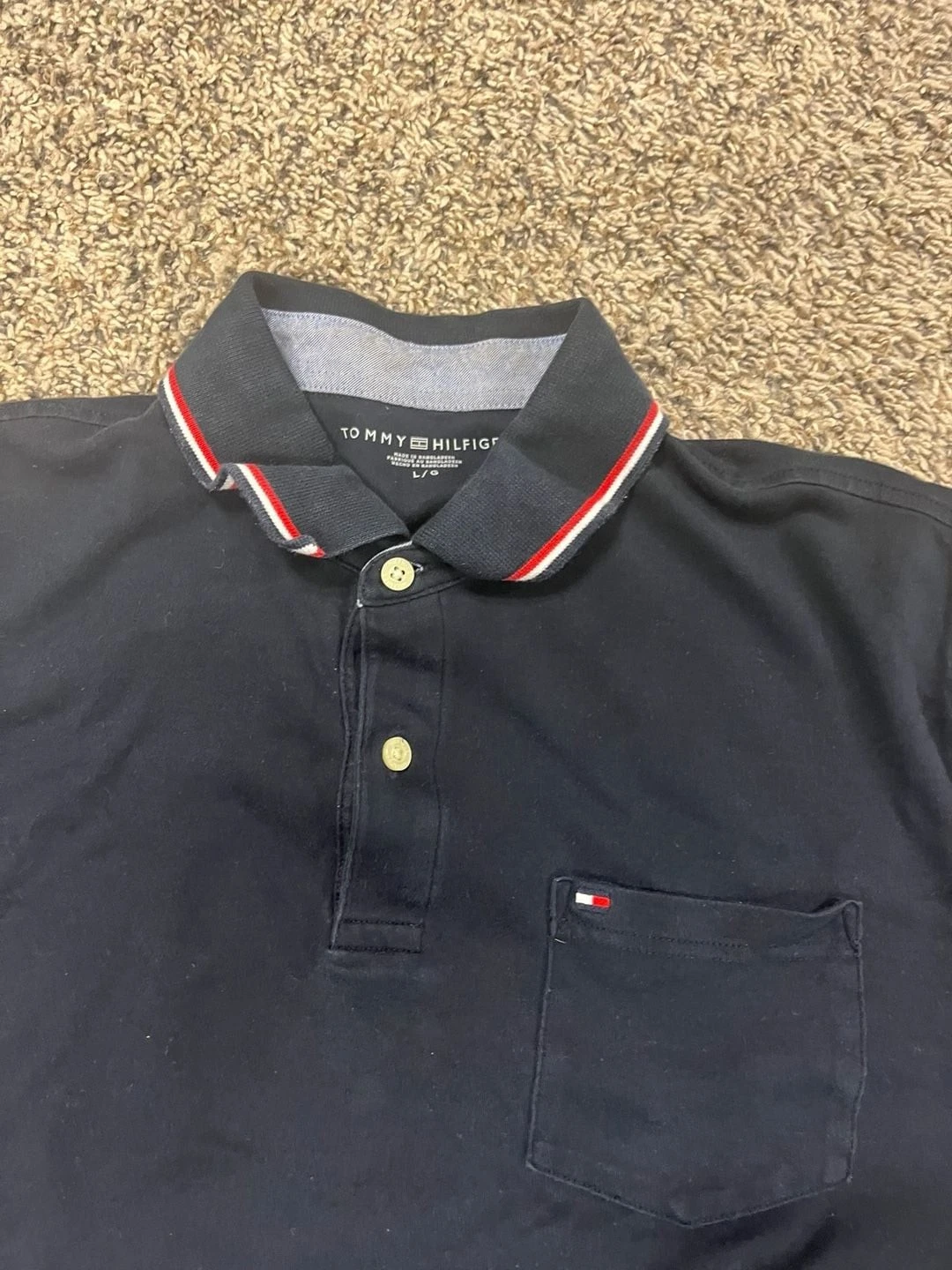 Tommy Hilfiger Polo Shirt Size L - product detail image 2