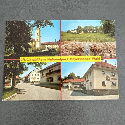 Postkarte St. Oswald am Nationalpark bayerischer Wald 1977 AK 1024