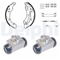 2X Bremsbackensatz Hinten FüR Dacia Duster HS 1.5 13 Bis 26 Delphi D7F710 K9K740