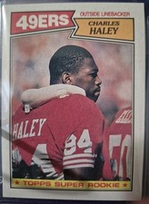 1987 Topps - #125 Charles Haley (RC) Rookie Card - San Francisco 49ers. rookie card picture