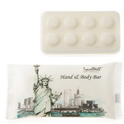 ECO Amenities Bar Soap Bulk - 100 Pack, 0.5 lb Rectangular Travel Size Soap B...