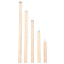 Wood Bird Perch Stand 5pcs Parrot Cage Stick Standing Sticks Climbing Branch ...
