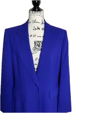 Kasper Women’s Pantsuit Violet Size 10 Blazer & Pants Classic Career