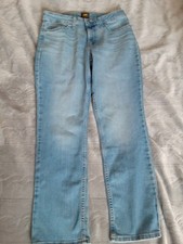 Lee Relaxed Fit Straight Leg At The Waist Size 6 Short Women's