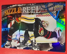 2025-26 Upper Deck Series 2 Linus Ullmark #SR-50 Sizzle Reel Senators