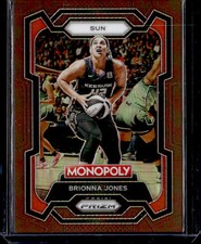 2024 Panini Prizm Monopoly WNBA #51 Brionna Jones Brown Prizms #/249