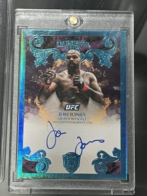 2025 UFC TOPPS ROYALTY JON JONES IMPERIAL INK AUTO 1/1 GOAT RARE