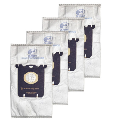 4 Beutel AEG S-Bag Staubsaugerbeutel - Classic Long Performance Gr. 201