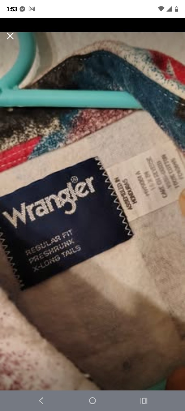 Vintage 80s Wrangler Aztec Navajo Brushpopper Shirt Wrangler Native Tribal... thumbnail 6