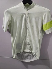 Rapha Jacket Womens S Yellow Lime Classic Flyweight Jersey Full Zip Short Sleeve