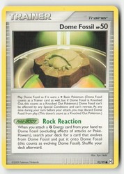 Dome Fossil 92/99 Platinum Arceus Common Trainer