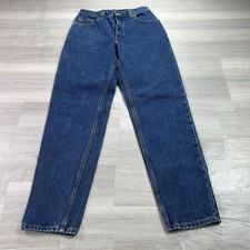 VTG Levis 550 Jeans Womens 8 Blue Dark High Rise Relaxed Tapered 28x31 Denim 90s