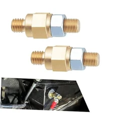 2PCS Side Post Battery Terminal, 3/8"-16 Battery Post Adapter, Automobile 