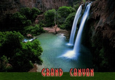Havasu Falls Grand Canyon National Park Arizona Postcard