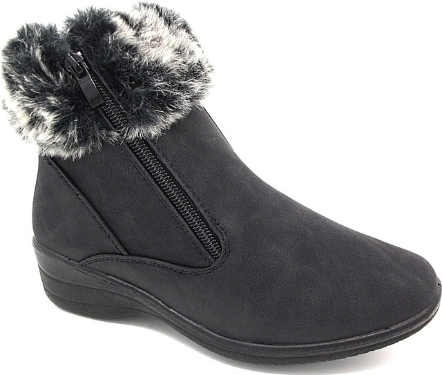 van boots with fur