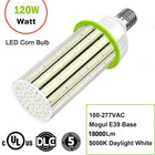 400Watt Metal Halide Bulb Replacement 120W LED Corn Light E39 5000K 120V UL&DLC