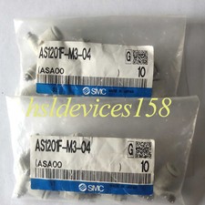 1Bag/10pcs SMC AS1201F-M3-04 Air Flow Control Valve PBT Elbow, M3 Male X 4 Mm