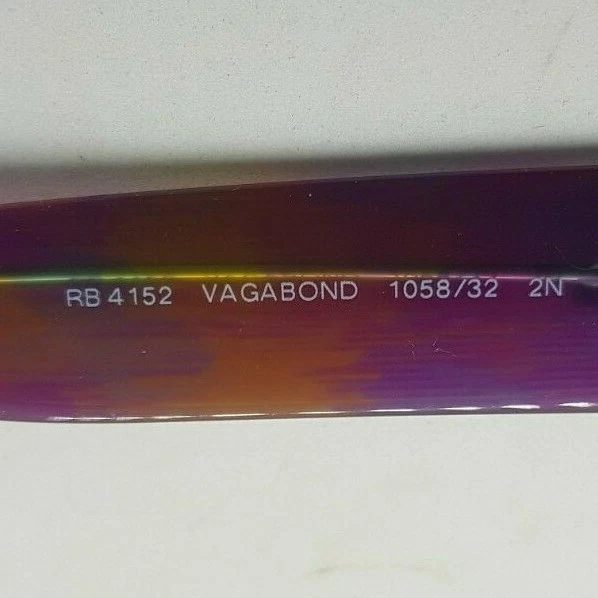 Sunglasses Ray Ban RB 4152 VAGABOND 1058/32 2N Made in Italy  - Image 4 of 4