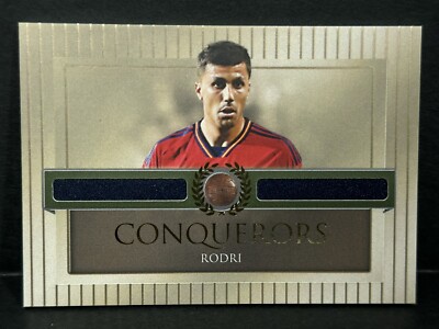 2023-24 Futera Unique Nostalgia Spain Conquerors Rodri Dual Relic