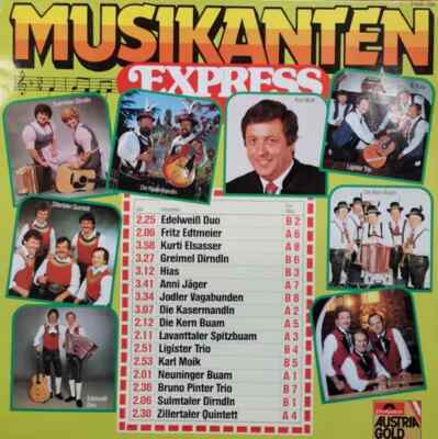 Musikanten Express Various NEAR MINT Polydor Vinyl LP