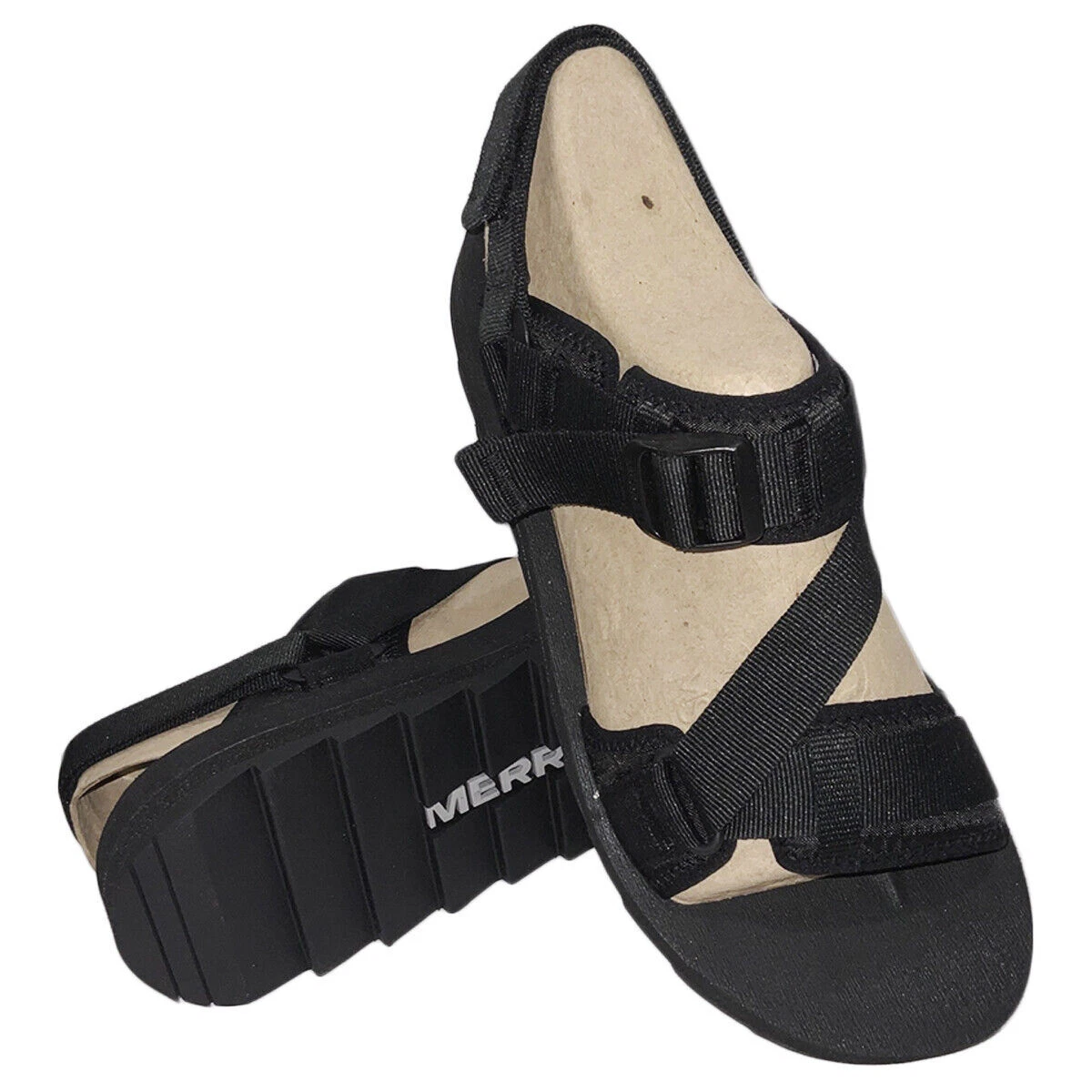 Merrell Men\'s Alpine Strap Black Sandal. Men\'s size 14. New! Amazon.com | Merrell Men main image 3