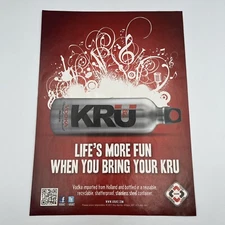 KRU 82 Vodka 2011 Print Ad 8"x11" life's more fun when you bring your KRU