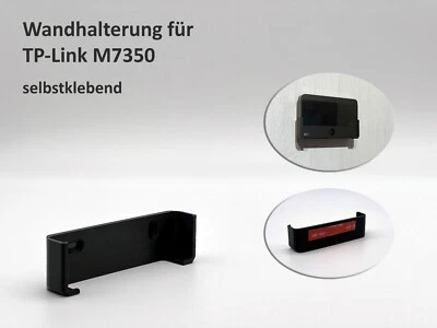 PRINTARI Wandhalterung / Halter für TP-Link mobiler WLAN Router M7350 - selbstklebend