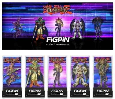 FiGPiN Yu=Gi-Oh!  Yami Yugi  5 Pins Deluxe Box Set