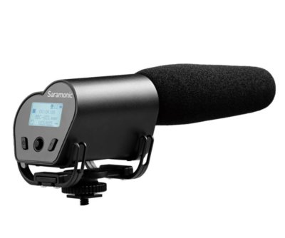 Saramonic VMIC-R Cardioid Shotgun Microphone w/ Built-in Recorder DSLR Camera