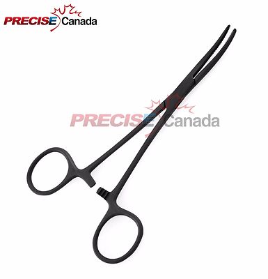 5.5'' Kelly Full Black Hemostat Forceps Curved