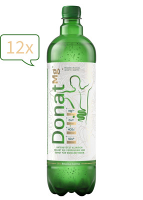 12 x 1l Flaschen Donat Mg Rogaska Verdauung Magnesiumreiches Mineralwasser water