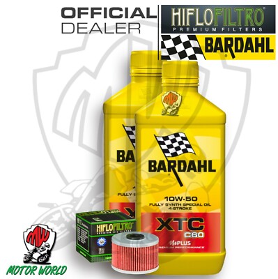 Kit Wartung 2 L Öl Bardahl XTC C60 10W50 Filter Polaris 500 Predator 2004