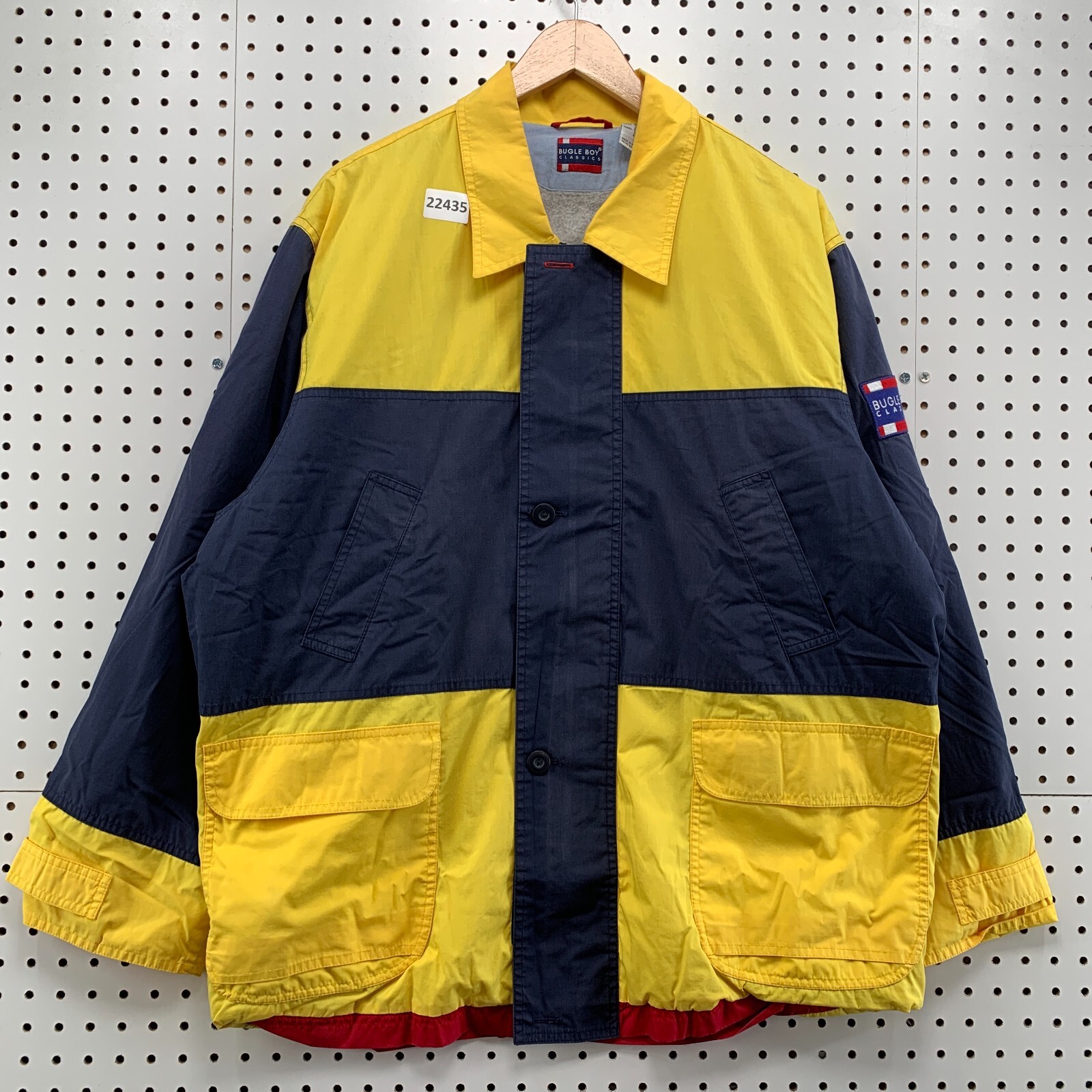 Vintage Bugle Boy Classics Windbreaker Jacket Mens La… Gem