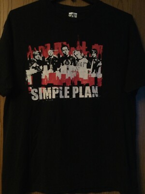 Simple Plan - U.S. Tour 2005 - Black Shirt - XL - AAA