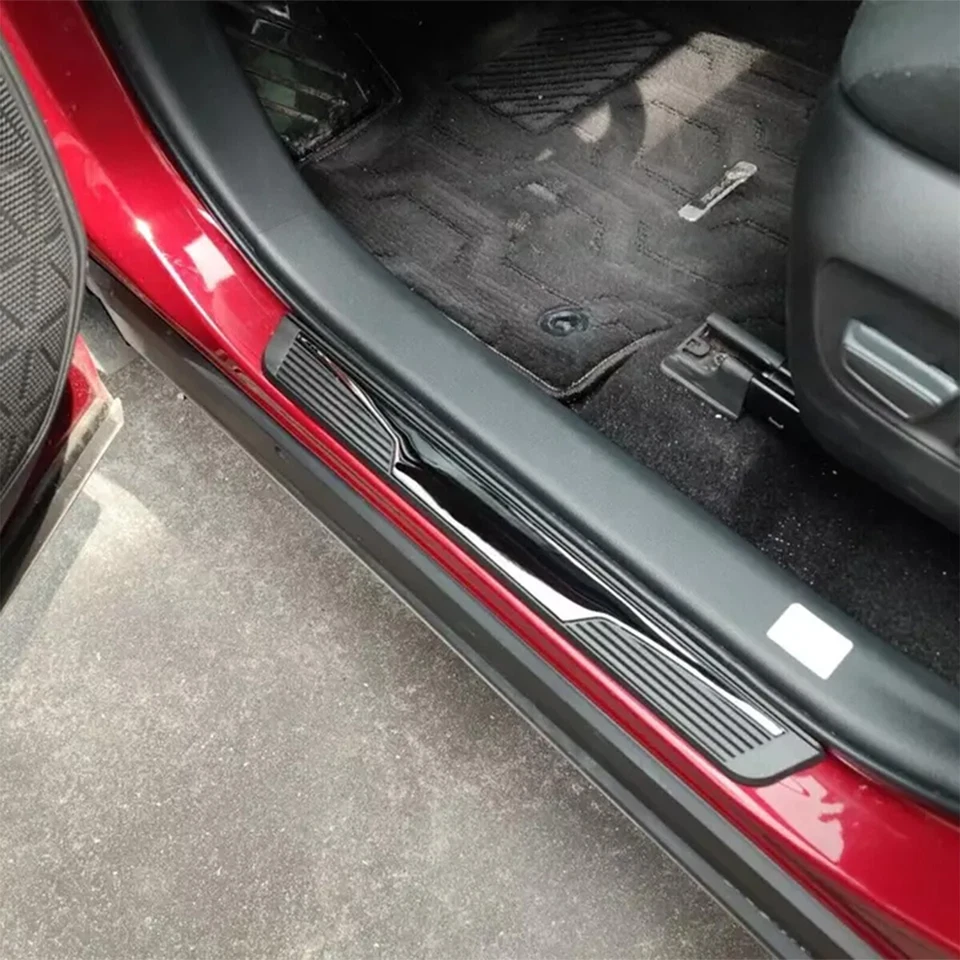 4X Hybrid Logo Door Sill Cover Panel Step Protector for Honda Accord Accessories - Image 2 of 4