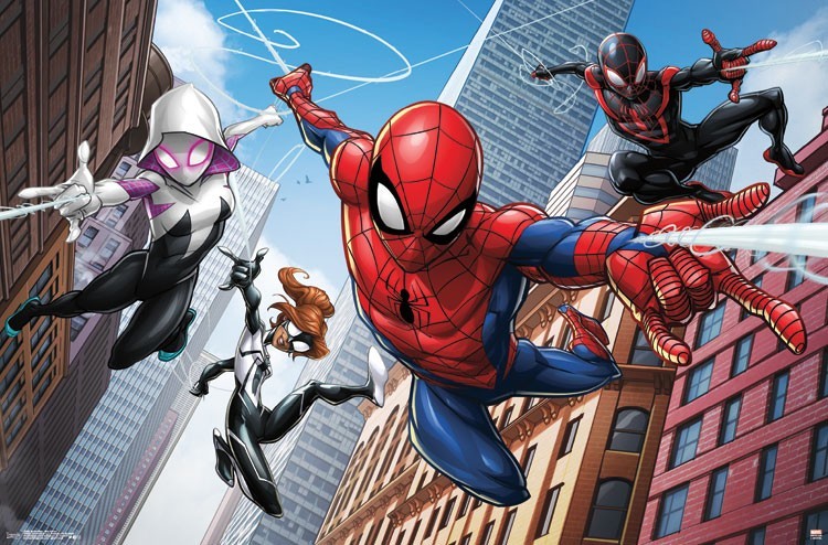 SPIDER-MAN - WEB HEROES POSTER 22x34 - MARVEL COMICS 15404 | eBay
