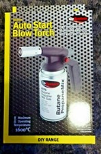 Go System Auto Start Blow Torch Ignition & Butane / Propane Mix Gas Cartridge UK