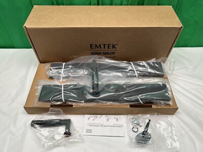 Emtek 1L1R24HECLHUS19 Dummy Door Fixed Handle Matte Black Multi Point Rectangle