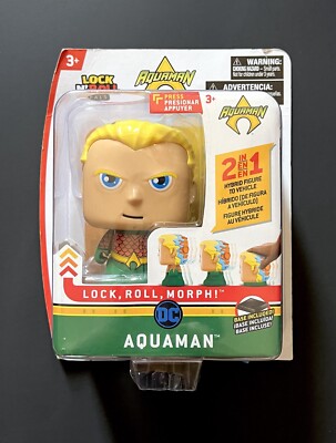 AQUAMAN 2 In 1 Hybrid Figure To Vehicle Toy Action Figure Rock Roll Morph NEW